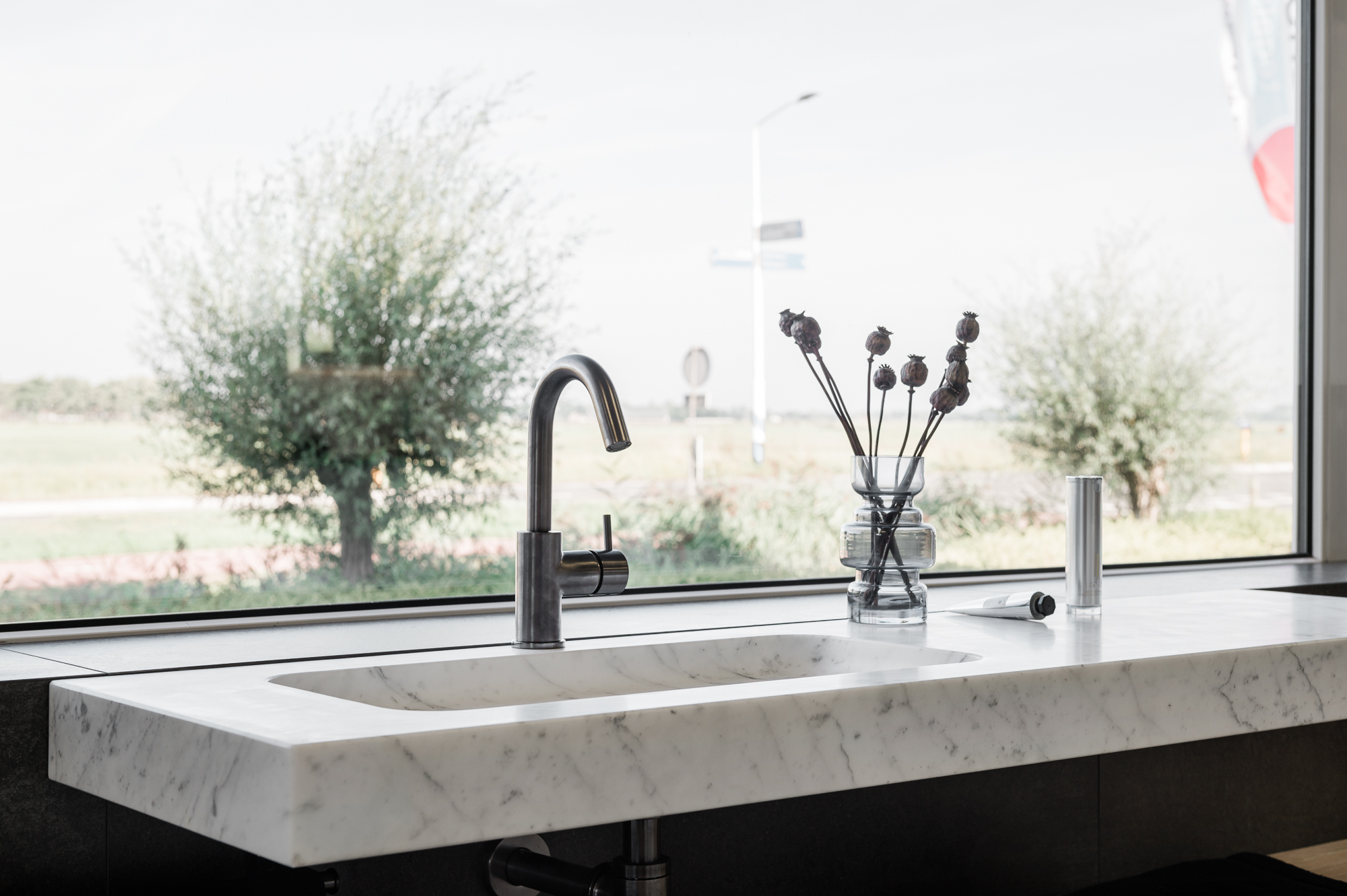 Zack Carvo reserverolhouder wit RVS 40811 www